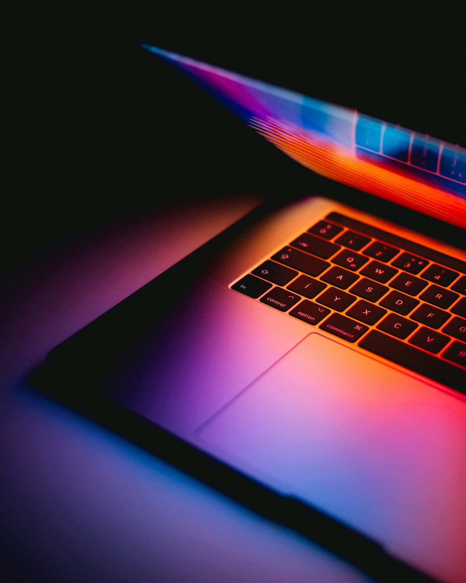 Laptop and workspace for small business website planning